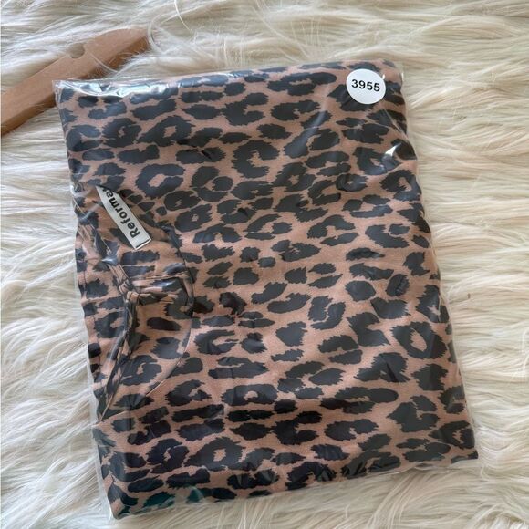 Reformation Grace Dress in Leopard Print - Size 2 - Picture 8 of 8